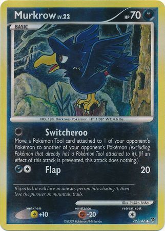 Murkrow - 72/147 - Reverse Holo - EN