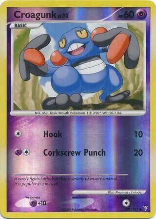Croagunk - 101/147 - Reverse Holo - EN