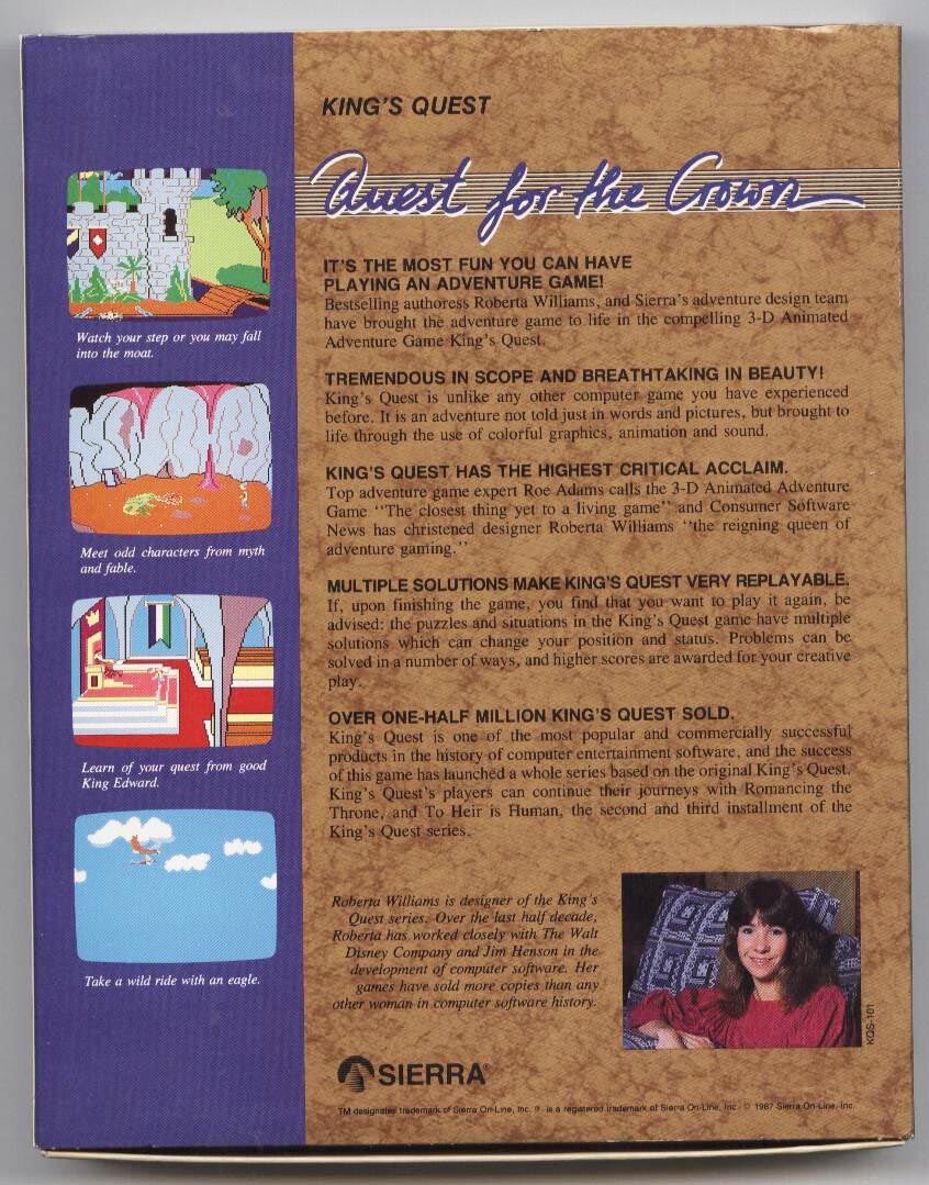 King's Quest Original PC Game 1987