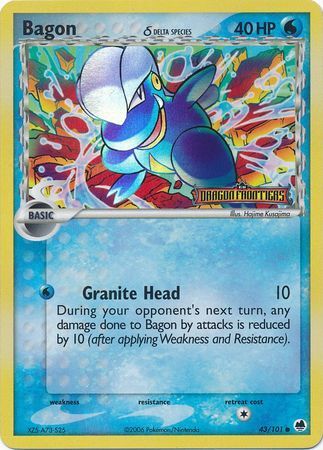 Bagon - 43/101 - Reverse Holo - EN Bagon - 43/101 - Reverse Holo - EN