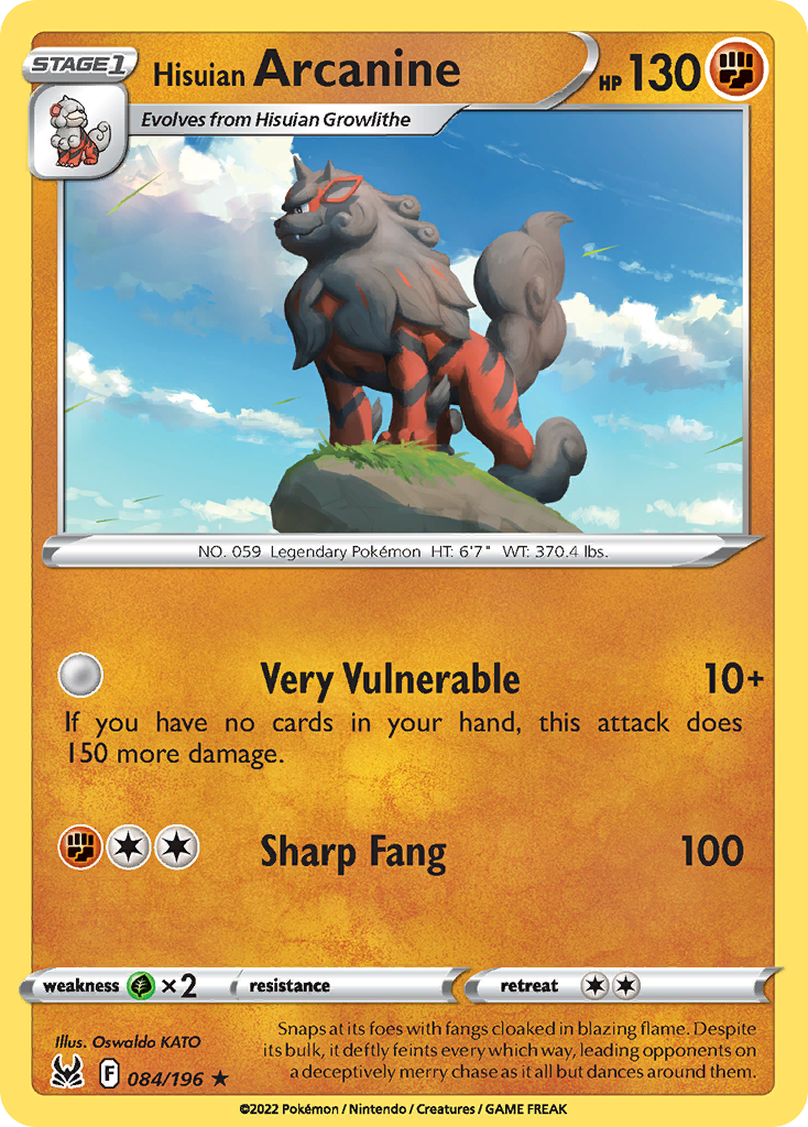 Hisuian Arcanine - 084/217 - EN