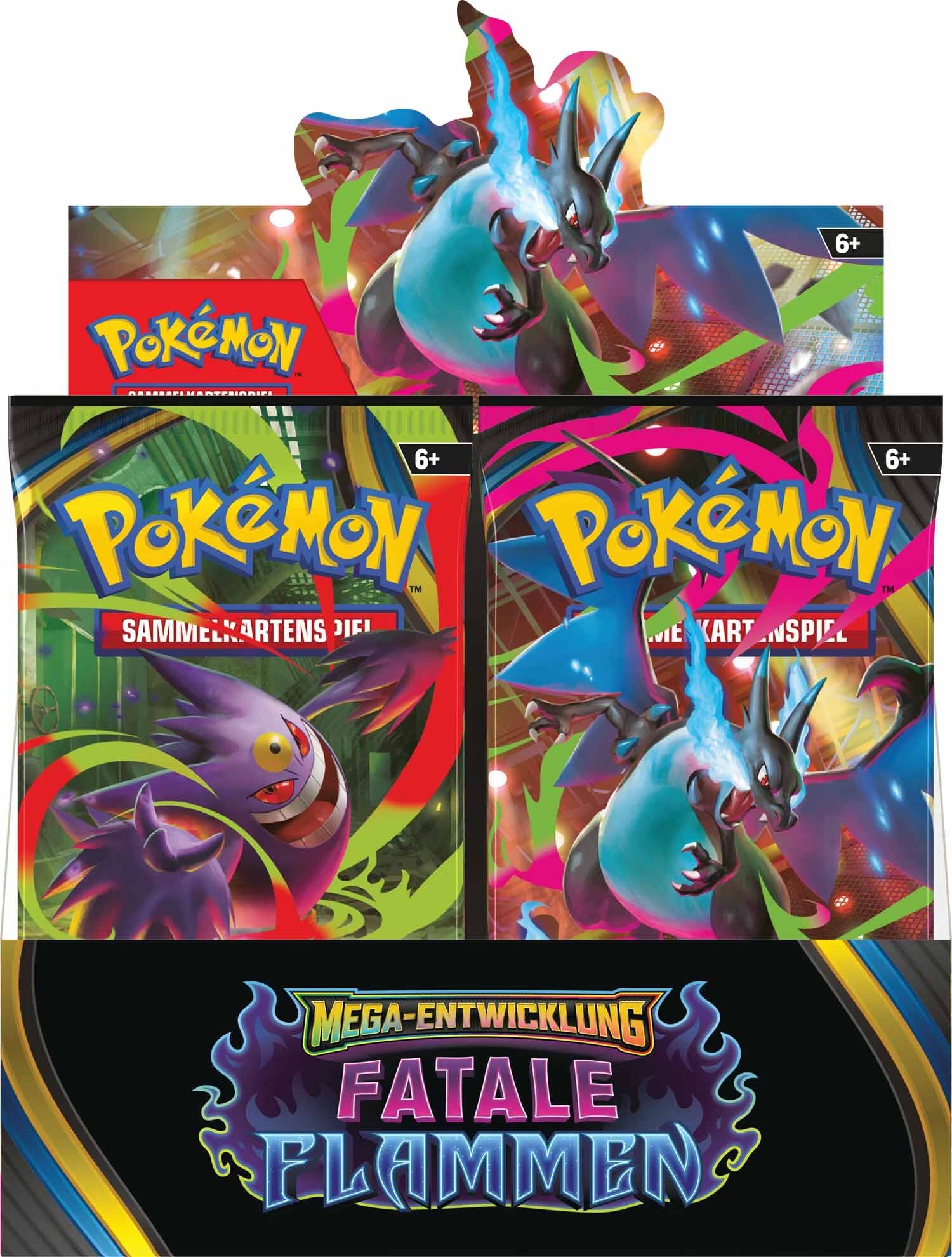 Pokémon TCG: Mega Entwicklung Fatale Flammen Booster Display (36 Packs) - DE
