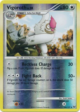 Vigoroth - 64/127 - Reverse Holo - EN Vigoroth - 64/127 - Reverse Holo - EN