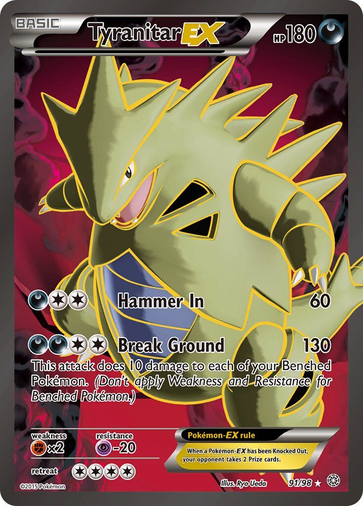 Tyranitar-EX - 91/98 - EN