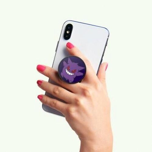 PopSockets PopGrip Gengar Glow in the Dark Phone Grip & Stand with Swappable Top