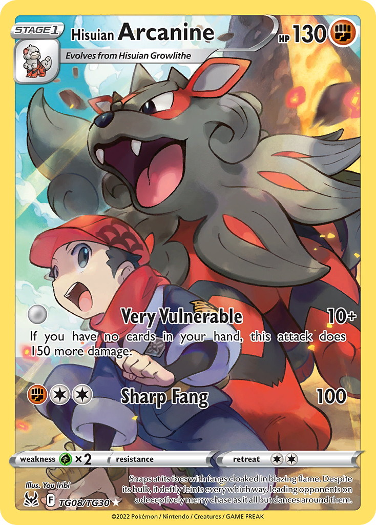 Hisuian Arcanine - TG08/TG30 - EN Hisuian Arcanine - TG08/TG30 - EN