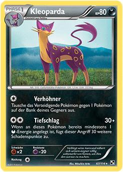 kleoparda-67-114-reverse-holo-pokemon-tcg-near-mint-de Kleoparda - 67/114 - Reverse Holo - Pokémon TCG - Near Mint - DE