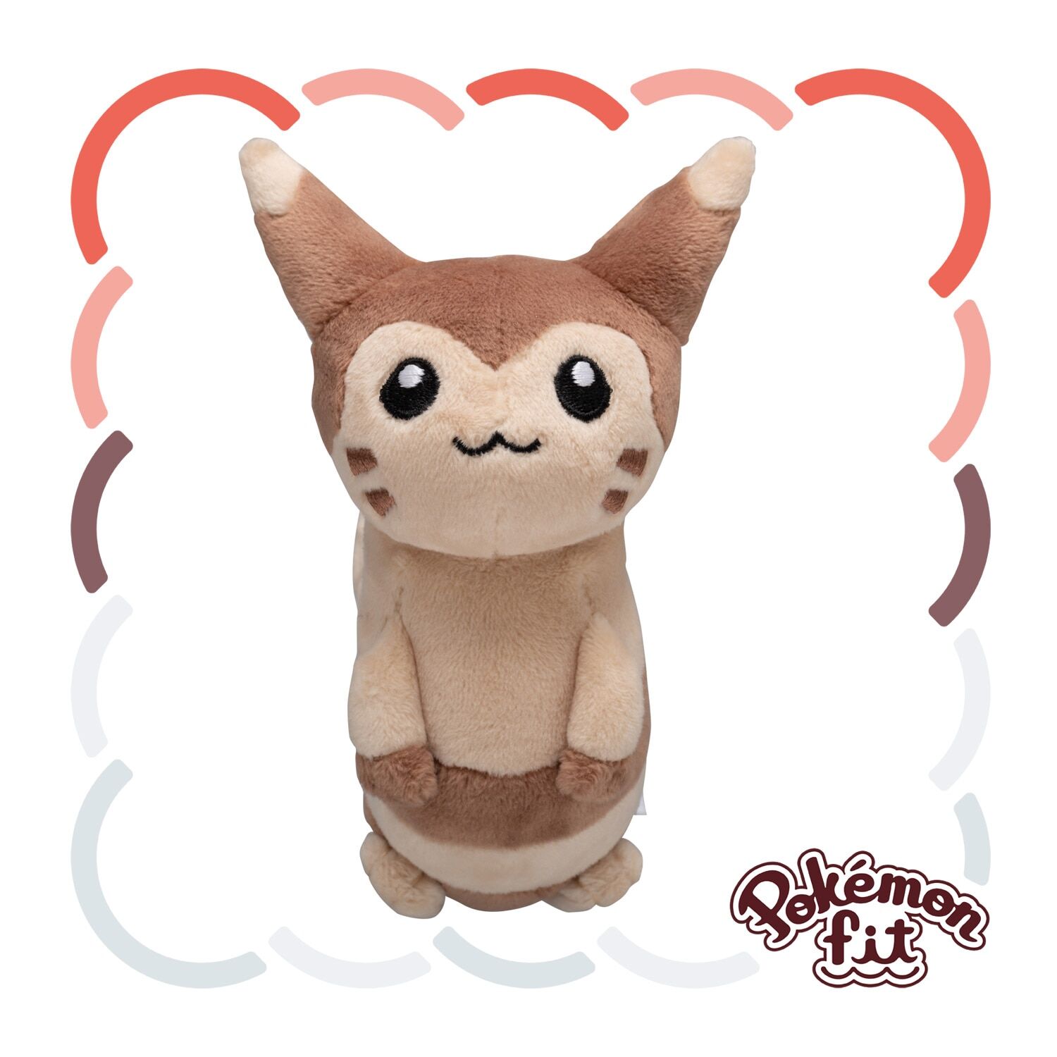 Furret Sitting Cuties Plush - 14 cm
