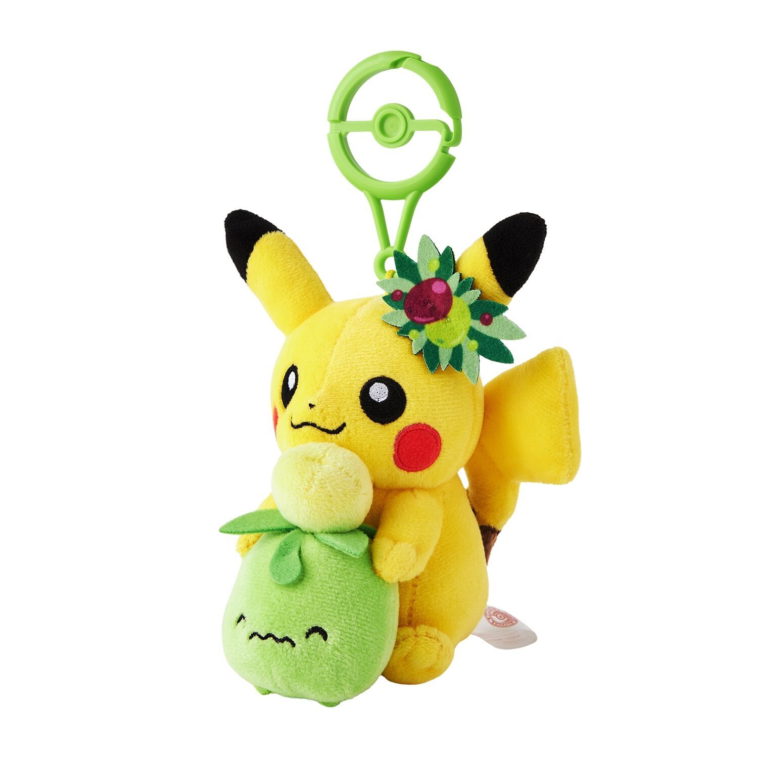 Pikachu & Smoliv Mascot Mascot Plush - 13 cm