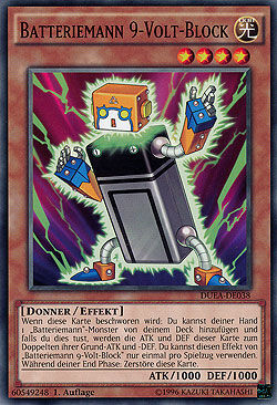 Batteriemann 9-Volt-Block - Yu-Gi-Oh!