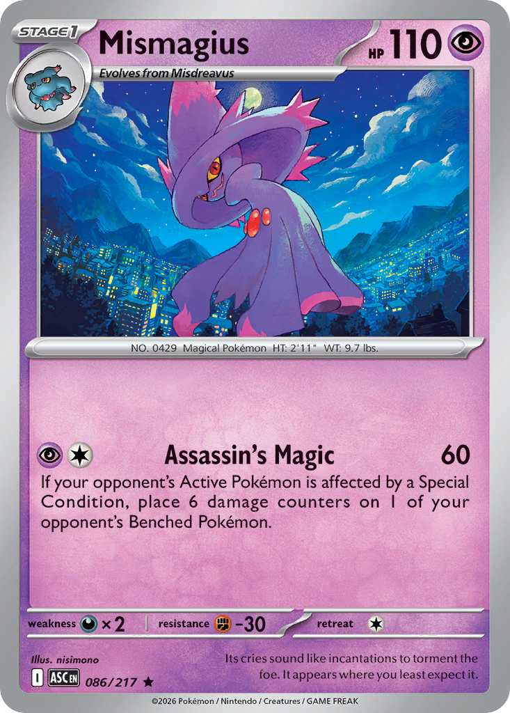 Mismagius - 086/217 - EN Mismagius - 086/217 - EN