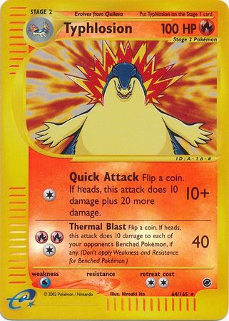Typhlosion - 64/165 - Reverse Holo - EN