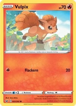 Vulpix 022/202 - Pokémon TCG
