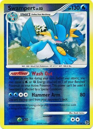 Swampert - 9/106 - Reverse Holo - EN Swampert - 9/106 - Reverse Holo - EN