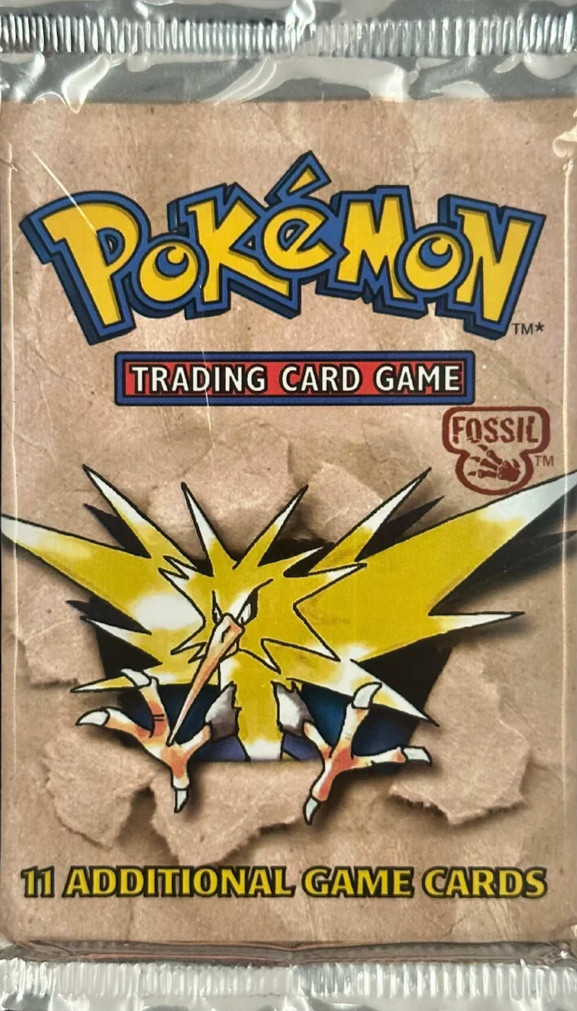 Pokémon Fossil Booster Sealed (Zapdos Artwork) 1999 - EN Pokémon Fossil Booster Sealed (Zapdos Artwork) 1999 - EN