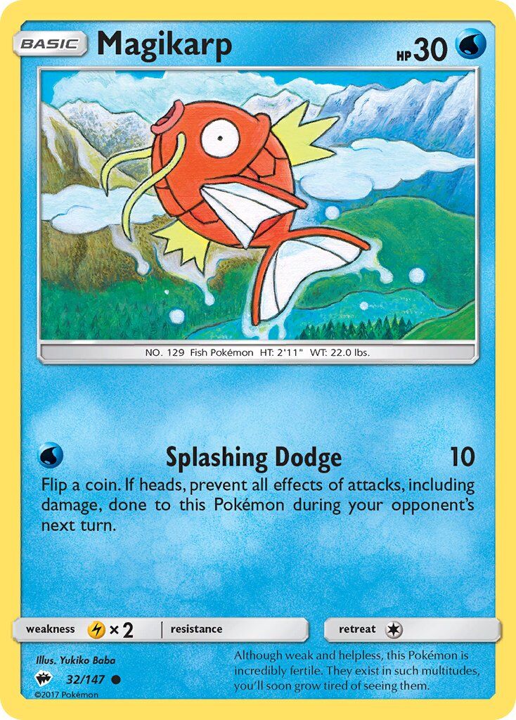 Magikarp - 32/147 - Pokémon TCG - Lightly Played - EN