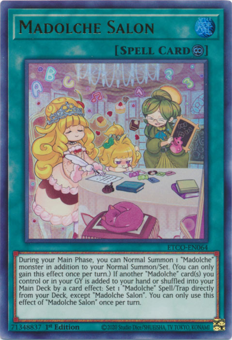 Madolche Salon - ETCO-EN064 - Ultra Rare - 1. Auflage