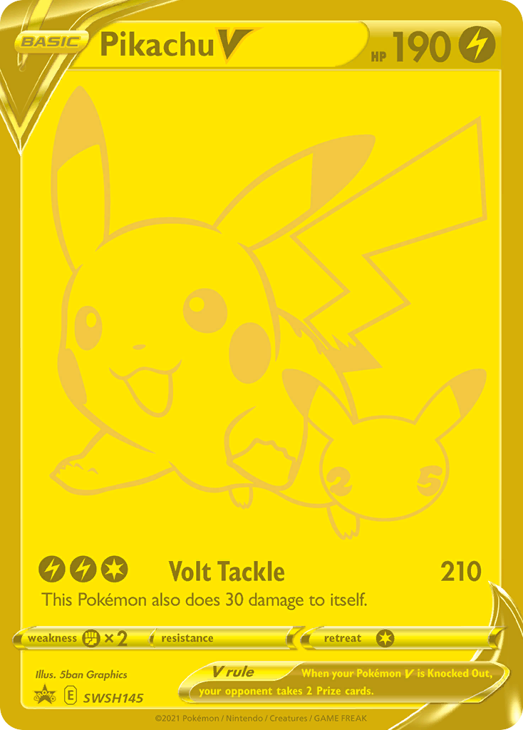 Pikachu V - SWSH145/306 - EN Pikachu V - SWSH145/306 - EN