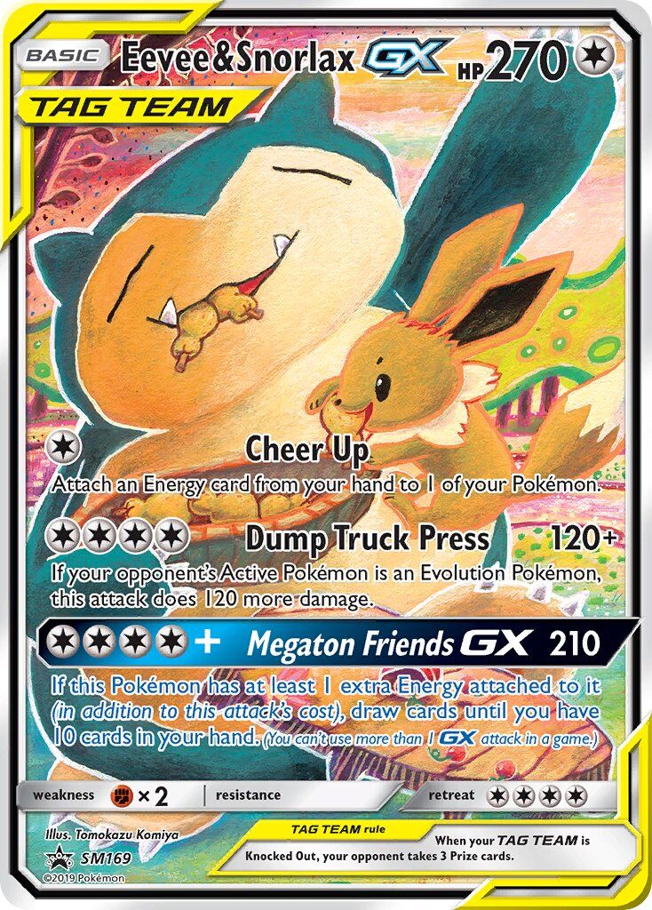 Eevee & Snorlax-GX - SM169/SM169 - EN