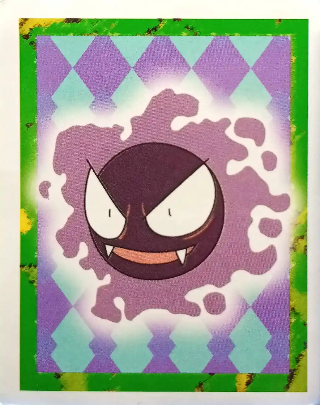 Gastly - 92 - Merlin Sticker Series 1 Gastly - 92 - Merlin Sticker Series 1