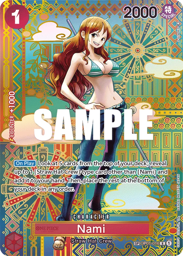 Nami - OP01-016 - Special Alt Art Nami - OP01-016 - Special Alt Art