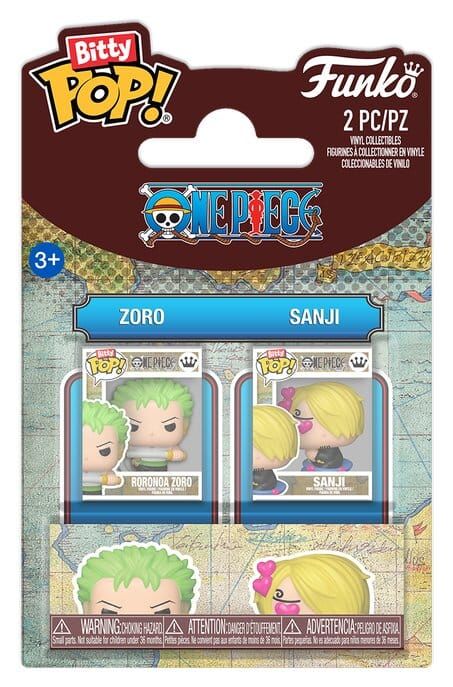 One Piece POP! Vinyl Figuren 2er-Pack Zoro & Sanji 2 cm One Piece POP! Vinyl Figuren 2er-Pack Zoro & Sanji 2 cm