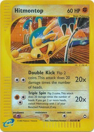 Hitmontop - 82/147 - Reverse Holo - EN