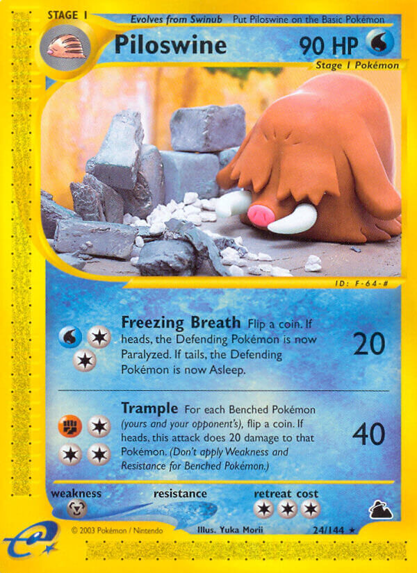 Piloswine - 24/144 - EN Piloswine - 24/144 - EN