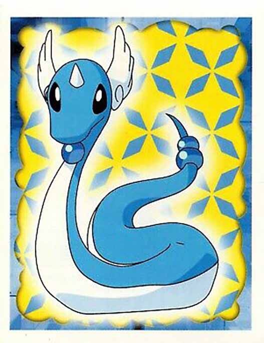 Dragonair - 148 - Merlin Sticker Series 1 Dragonair - 148 - Merlin Sticker Series 1