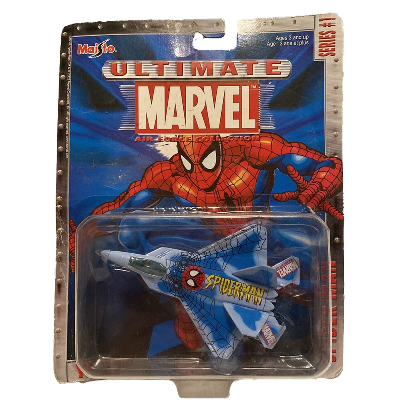 Maisto Ultimate Marvel Air Force Collection Series #1 Spider Man YF-22