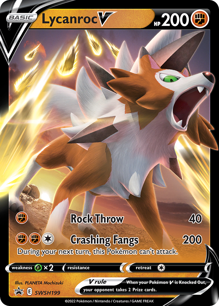 Lycanroc V - SWSH199/306 - EN Lycanroc V - SWSH199/306 - EN