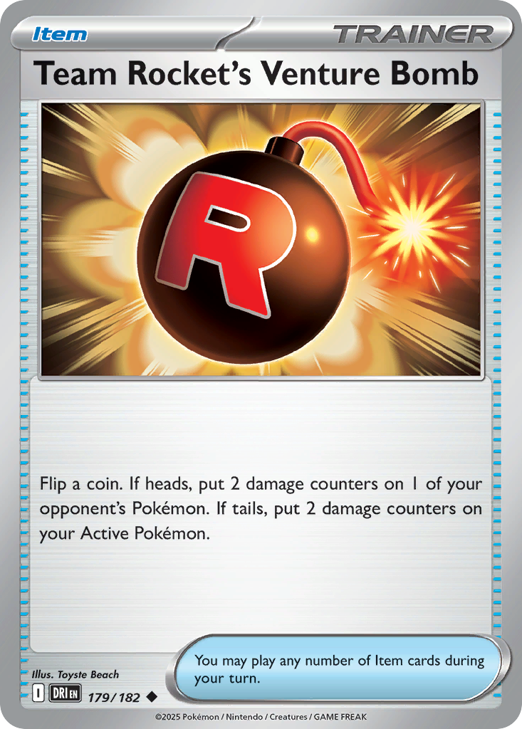 Team Rocket’s Venture Bomb - 179/182 - EN
