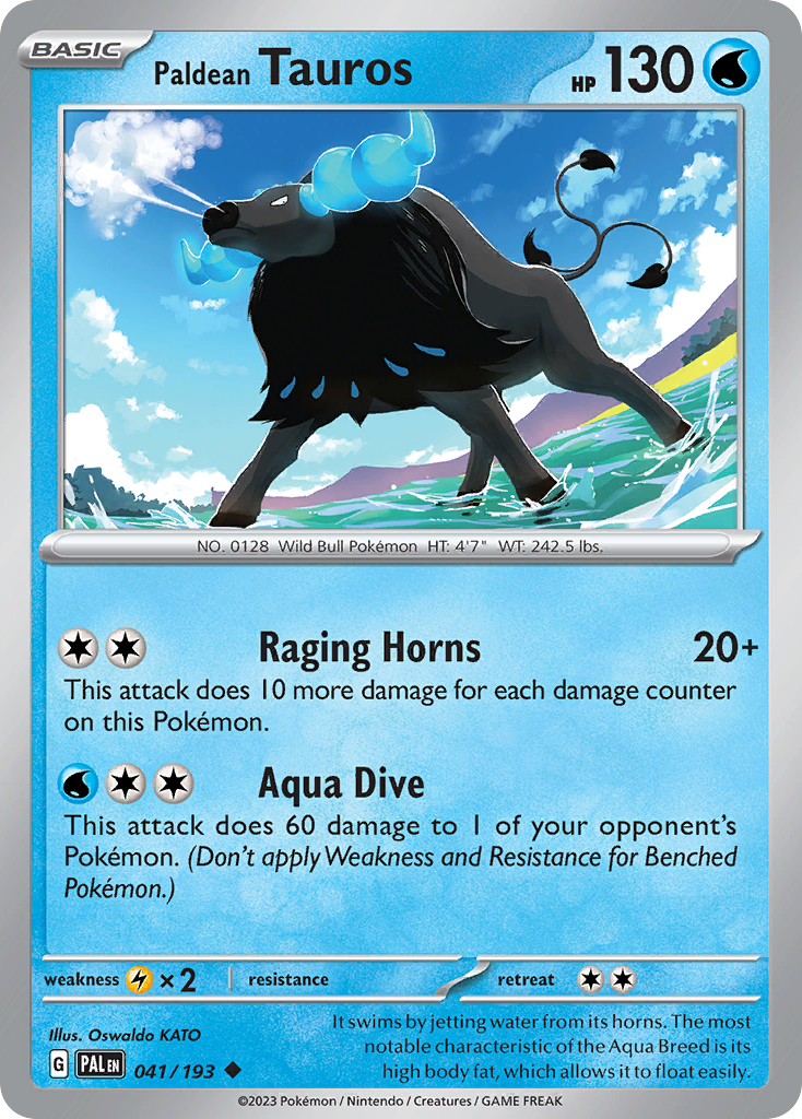 Paldean Tauros - 041/193 - EN