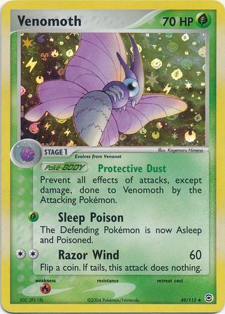 Venomoth - 49/112 - Reverse Holo - EN Venomoth - 49/112 - Reverse Holo - EN