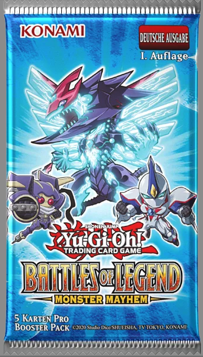 Battles of Legend: Monster Mayhem Booster Pack (1 Random) - 1. Auflage - Yu-Gi-Oh! - DE