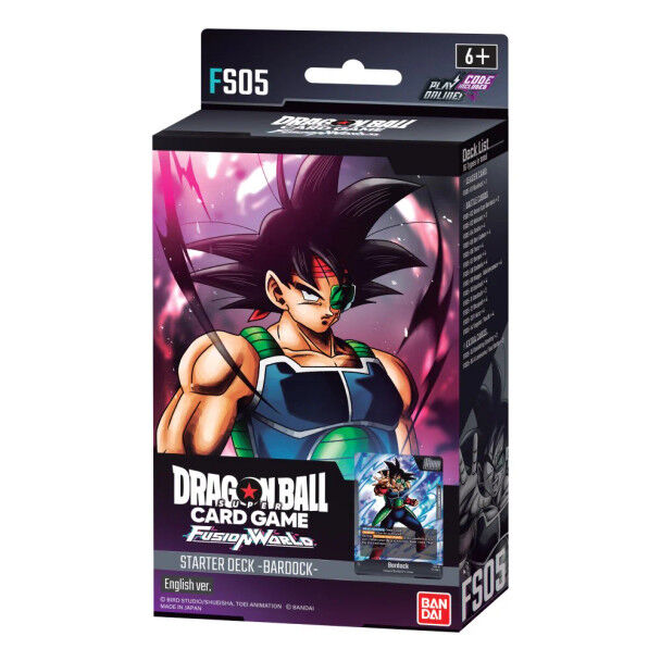 Dragonball Super Card Game - Fusion World FS05 Starter Deck Bardock - EN Dragonball Super Card Game - Fusion World FS05 Starter Deck Bardock - EN