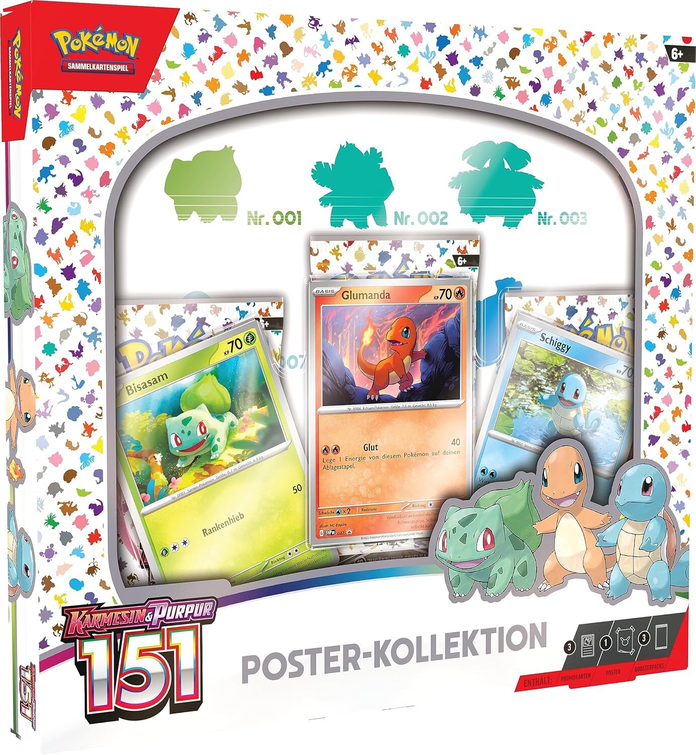 Pokémon TCG: Karmesin & Purpur - 151 Poster Kollektion - DE