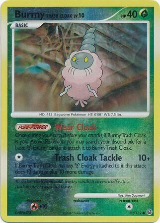 Burmy Trash Cloak - 80/132 - Reverse Holo - EN