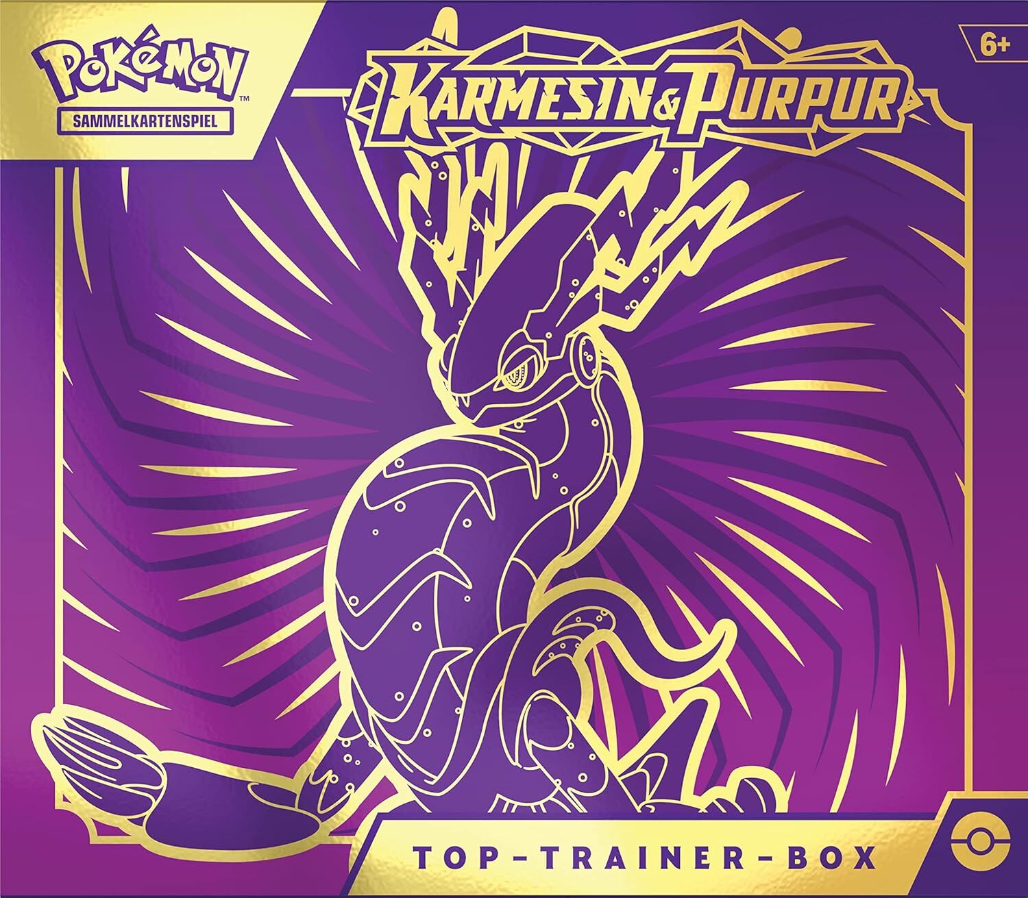 Pokémon TCG: Karmesin & Purpur Top-Trainer-Box (Miraidon) - DE