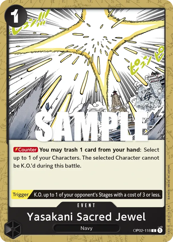 Yasakani Sacred Jewel - OP02-118 Yasakani Sacred Jewel - OP02-118