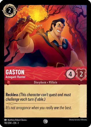 Gaston - Arrogant Hunter - 110/204 - EN Gaston - Arrogant Hunter - 110/204 - EN
