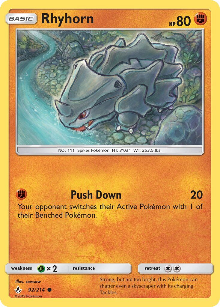 Rhyhorn - 92/214 - EN