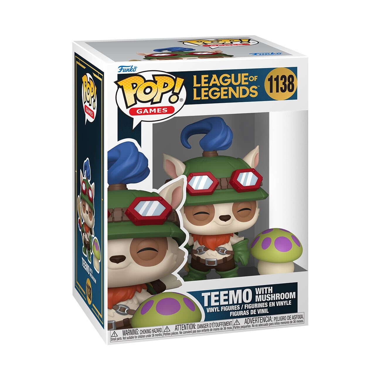 League of Legends POP! Vinyl Figur Teemo w/Shroom 9 cm