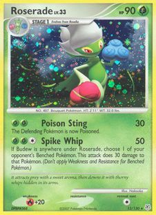 Roserade Lv. 33 - Pokémon TCG