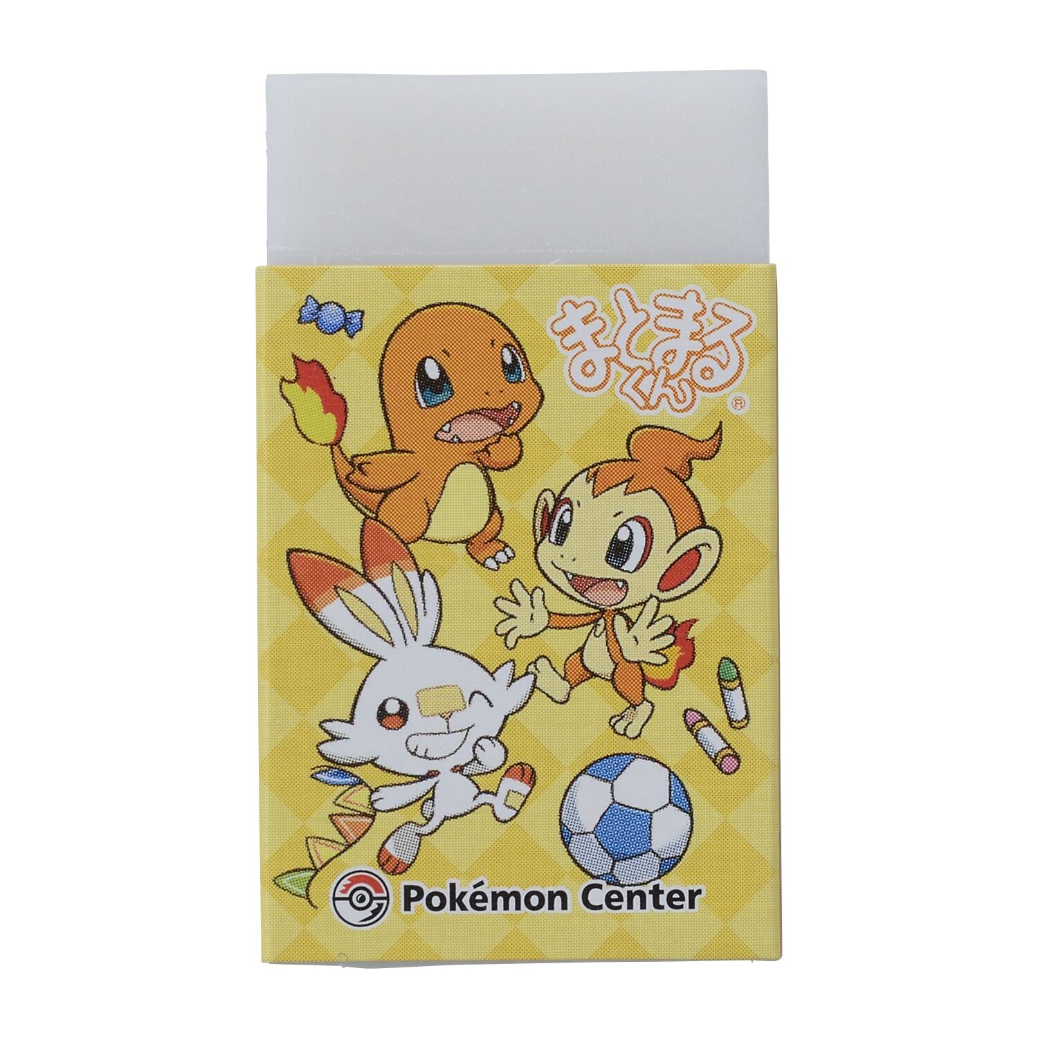 4521329352558_l Pokemon Center Original Eraser Matomaru-kun Playroom Charmander, Chimchar & Scorbunny