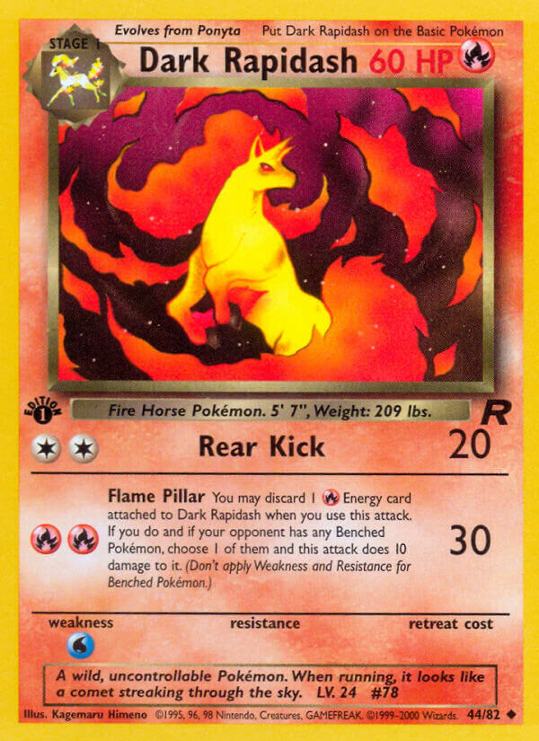 Dark Rapidash - 44/82 - EN