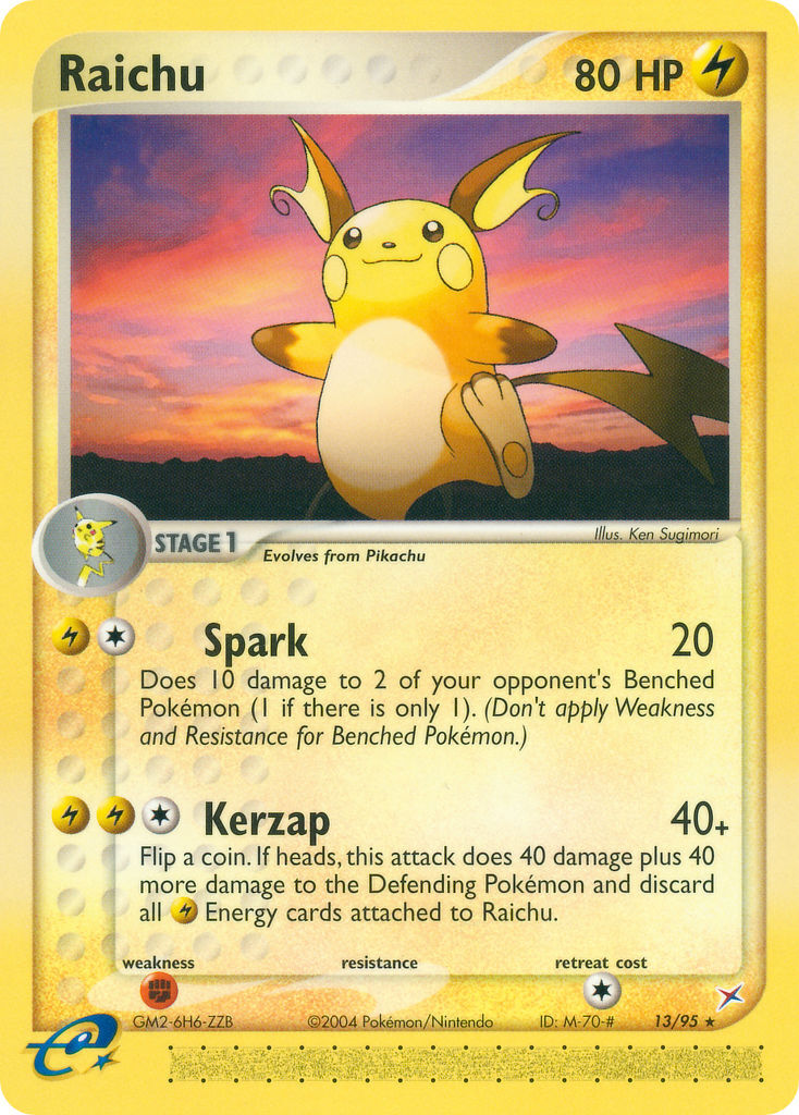 Raichu - 13/95 - EN Raichu - 13/95 - EN