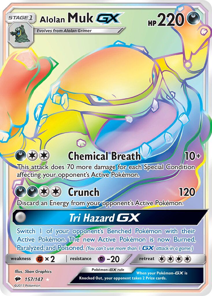 Alolan Muk-GX - 157/147 - EN Alolan Muk-GX - 157/147 - EN
