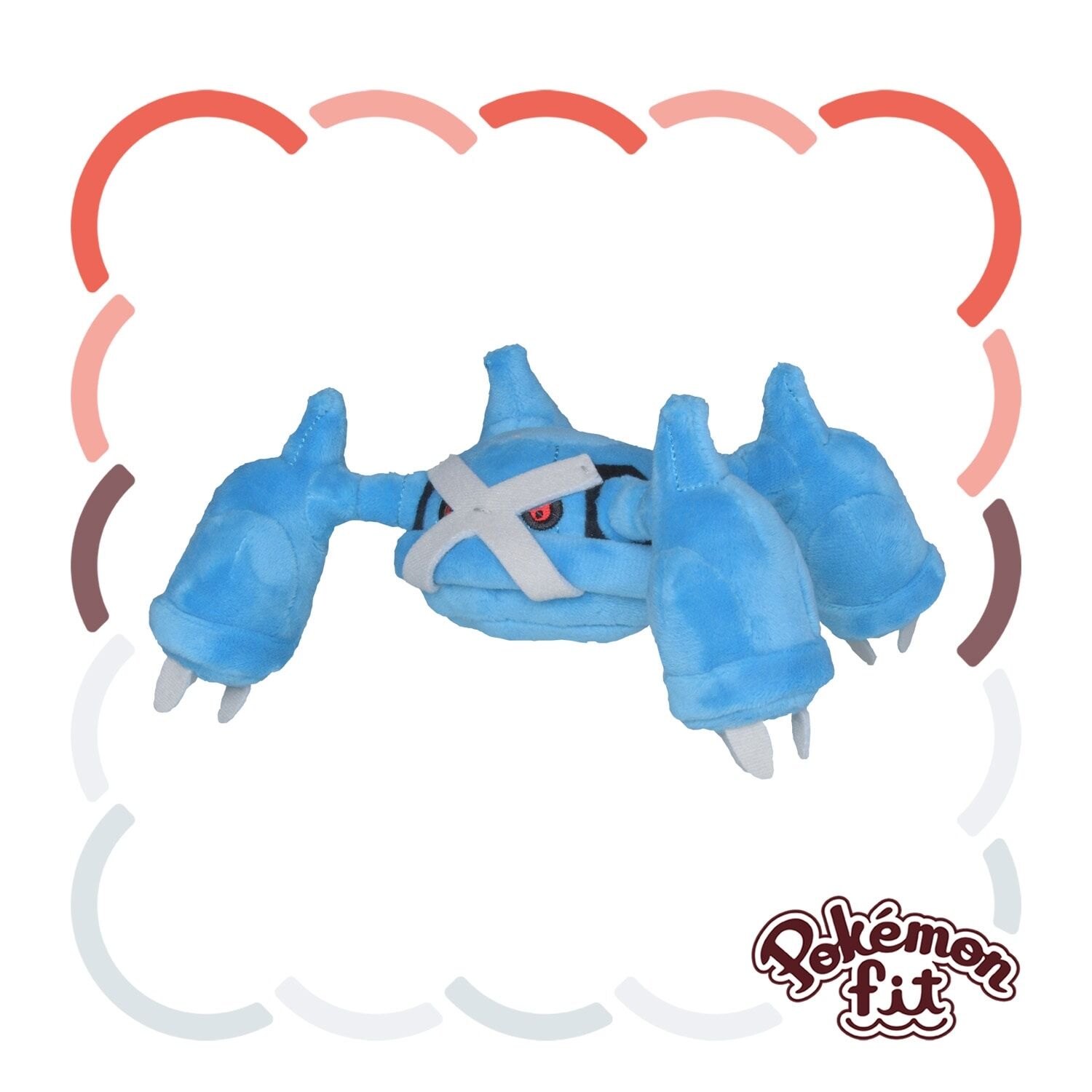 Metagross Sitting Cuties Plush - 8 cm