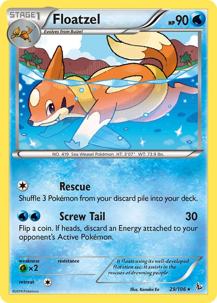 Floatzel - 29/106 - EN Floatzel - 29/106 - EN